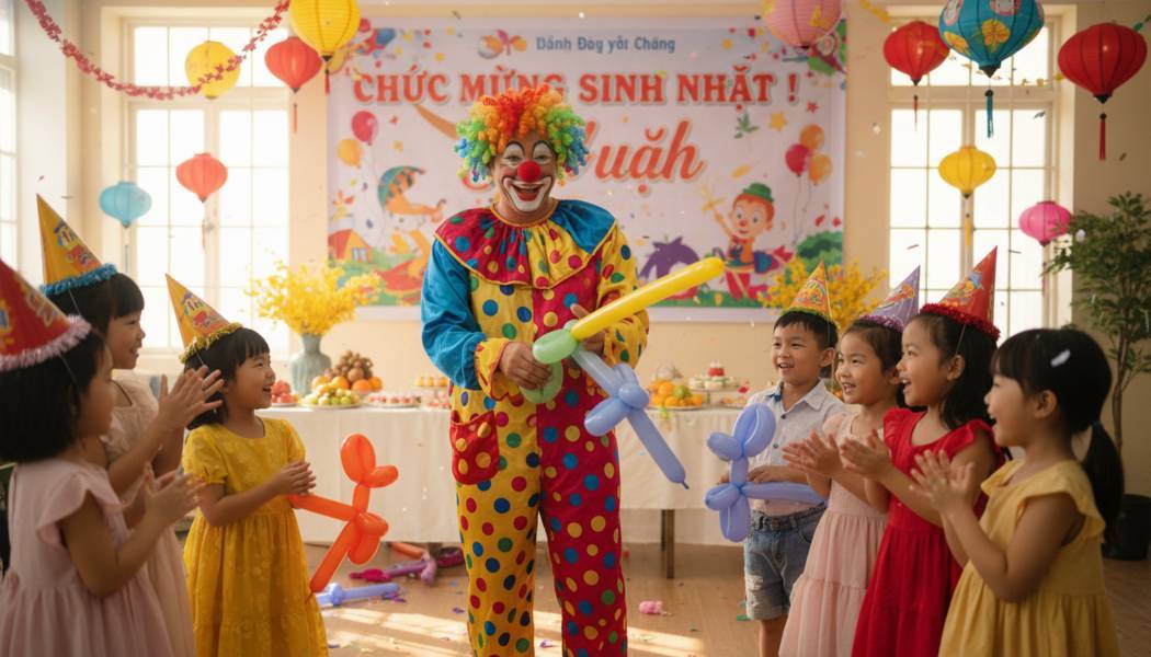 Dịch Vụ Chú Hề Vặn Bóng Tại Tân Bình. Ảnh 1